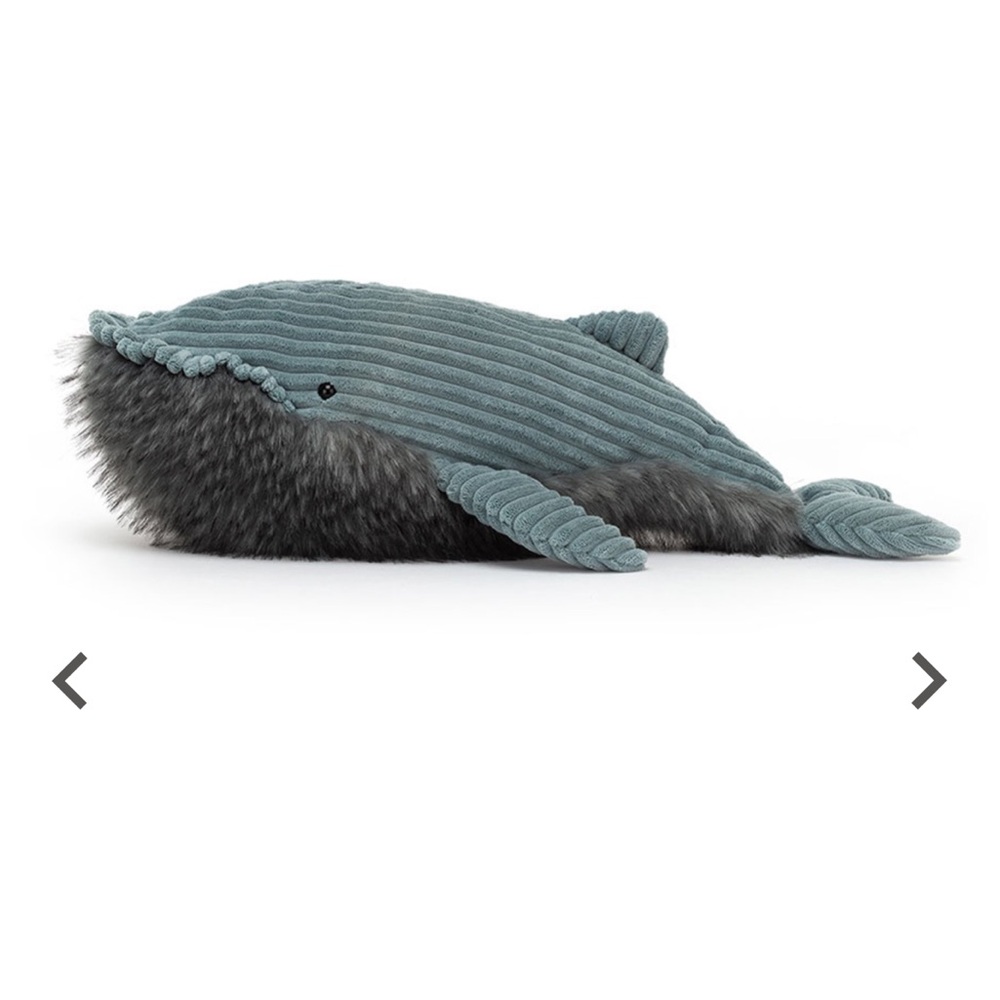 Jellycat Large Wiley Whale Stuffed Animal